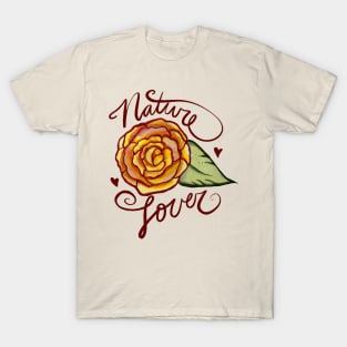 Nature Lover Flower Petal T-Shirt